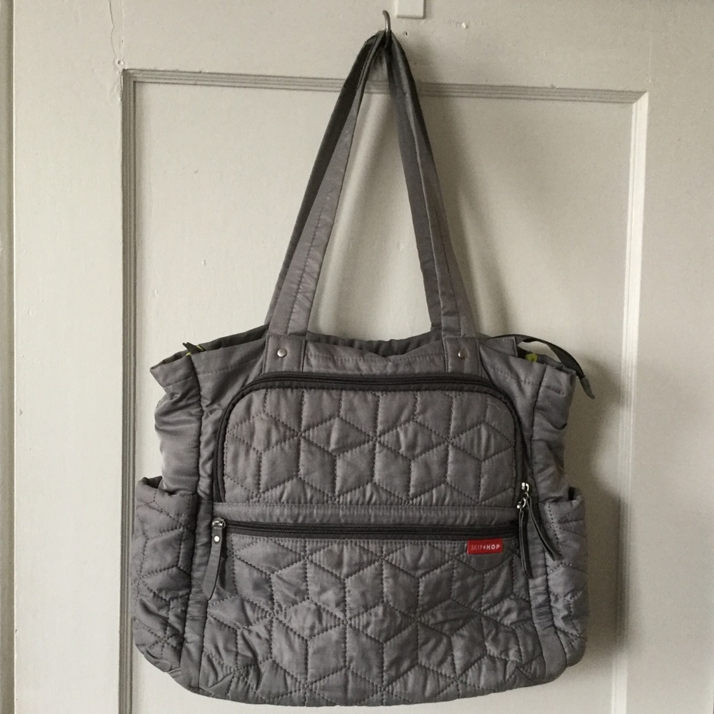 Skip Hop Messenger Travel Diaper Bag Tote